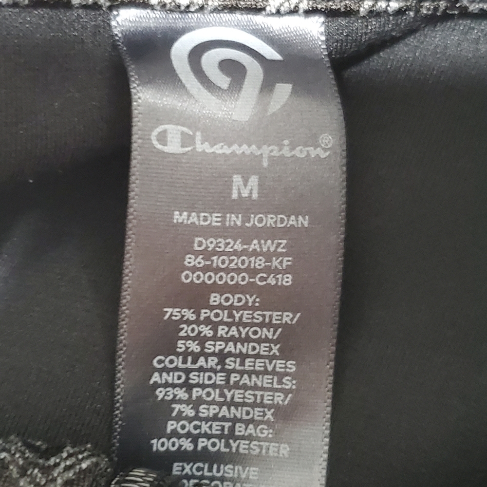 Champion Herringbone Zip-up Top Women's Size M - Picture 11 of 11